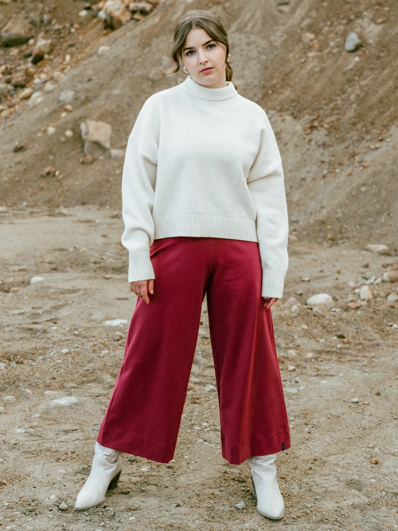 Alex Culottes Pants Burgundy sold by Ivalo.com product image thumbnail 5
