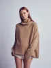 Ada Cashmere Knitted Turtleneck Sweater Camel sold by Ivalo.com
