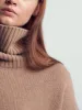 Ada Cashmere Knitted Turtleneck Sweater Camel sold by Ivalo.com