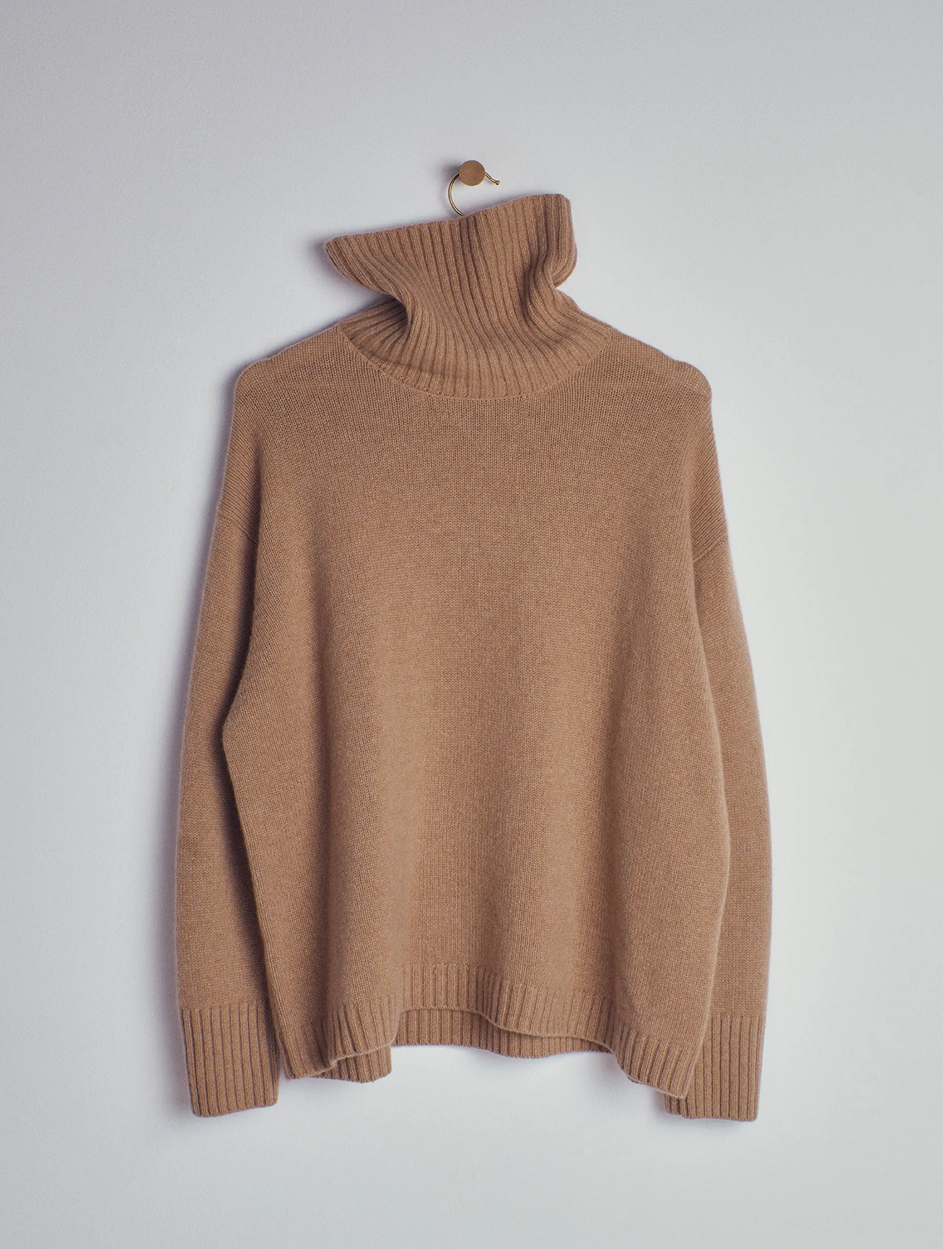 Ada Cashmere Knitted Turtleneck Sweater Camel sold by Ivalo.com product image thumbnail 5