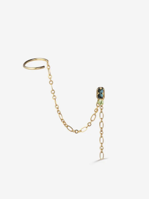 Cesar Chain Earring Blue sold by Ivalo.com