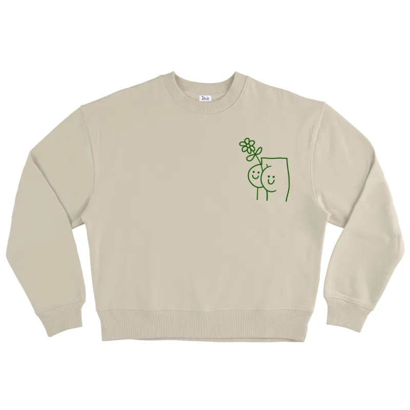 Floreo Cropped Sweatshirt Beige sold by Ivalo.com