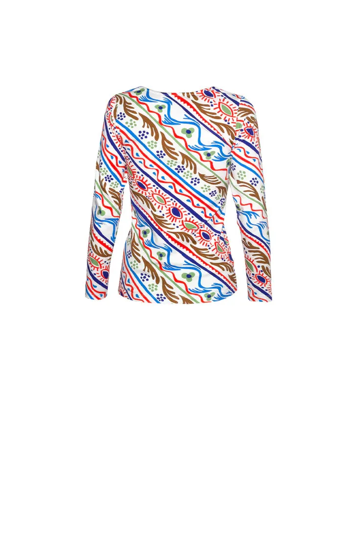 Mihok Long Sleeve Top Folkdoodle White sold by Ivalo.com product image thumbnail 4