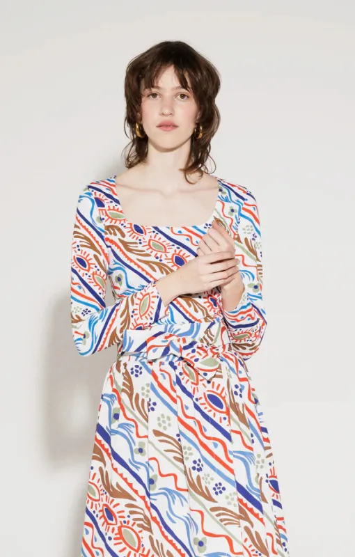 Mihok Long Sleeve Top Folkdoodle White sold by Ivalo.com