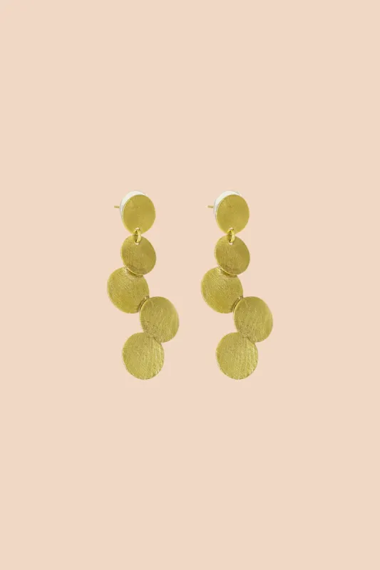 Lyric Earrings Gold sold by Ivalo.com