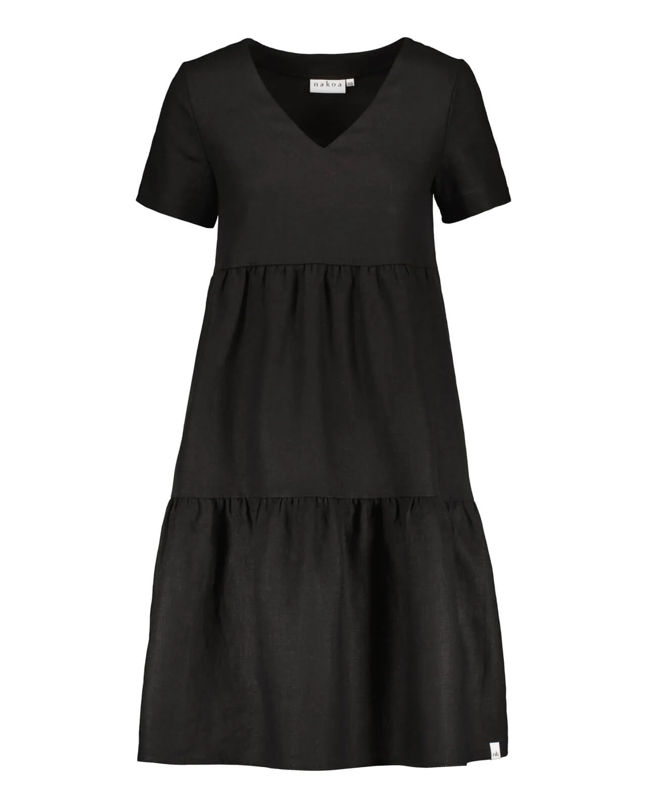 Linen Layer Dress Black sold by Ivalo.com product image thumbnail 2