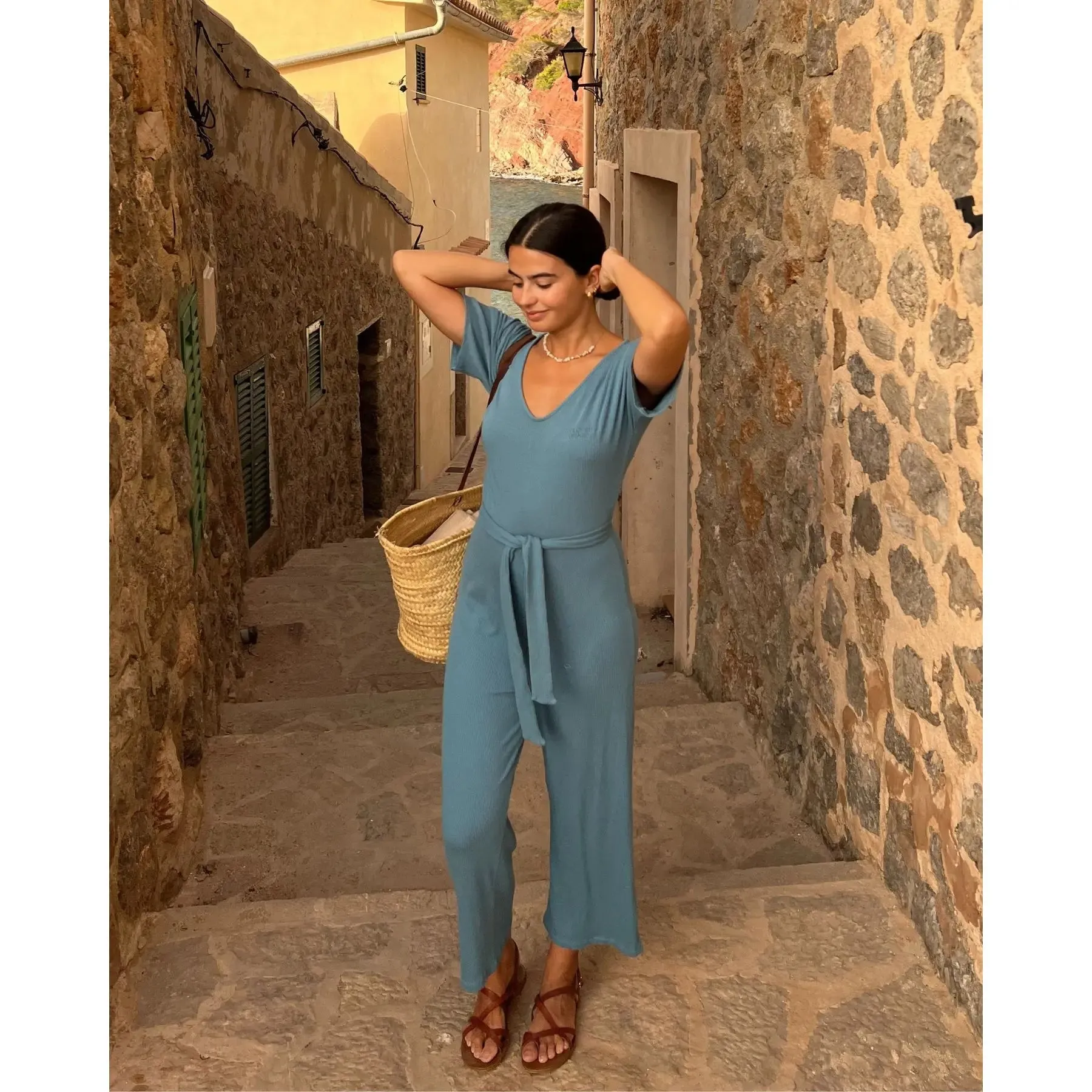 Canalé Jumpsuit Blue sold by Ivalo.com