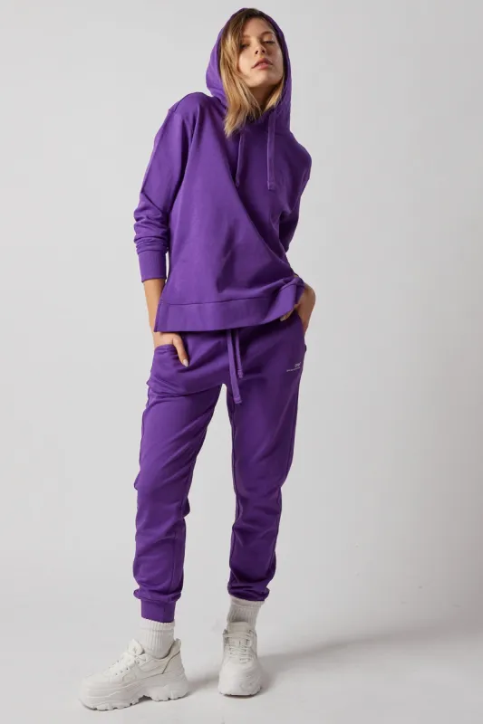 Women's Sweatsuit Set With Slits Violet sold by Ivalo.com