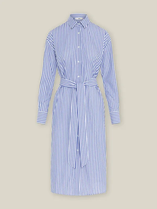 Shirt Dress Stripes White/Blue sold by Ivalo.com