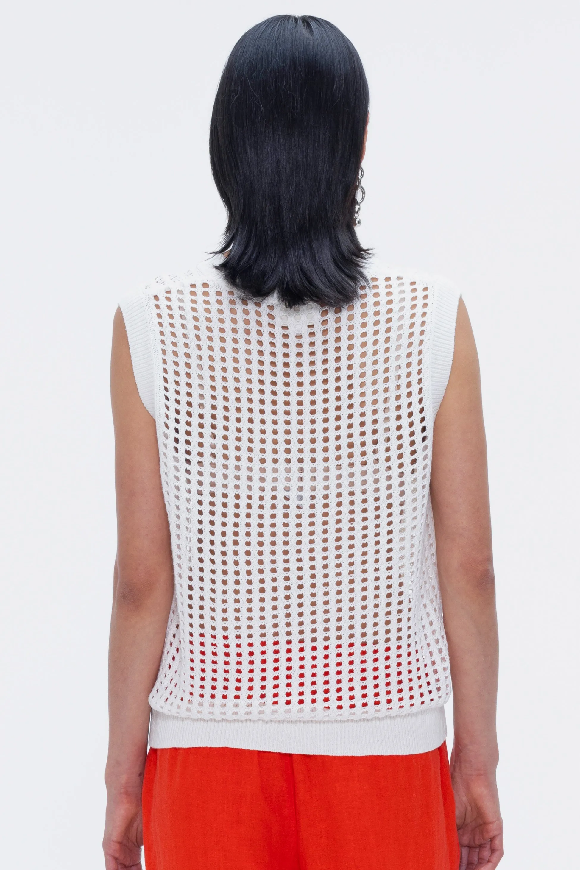 Margaret Crochet Vest Off-white sold by Ivalo.com product image thumbnail 2