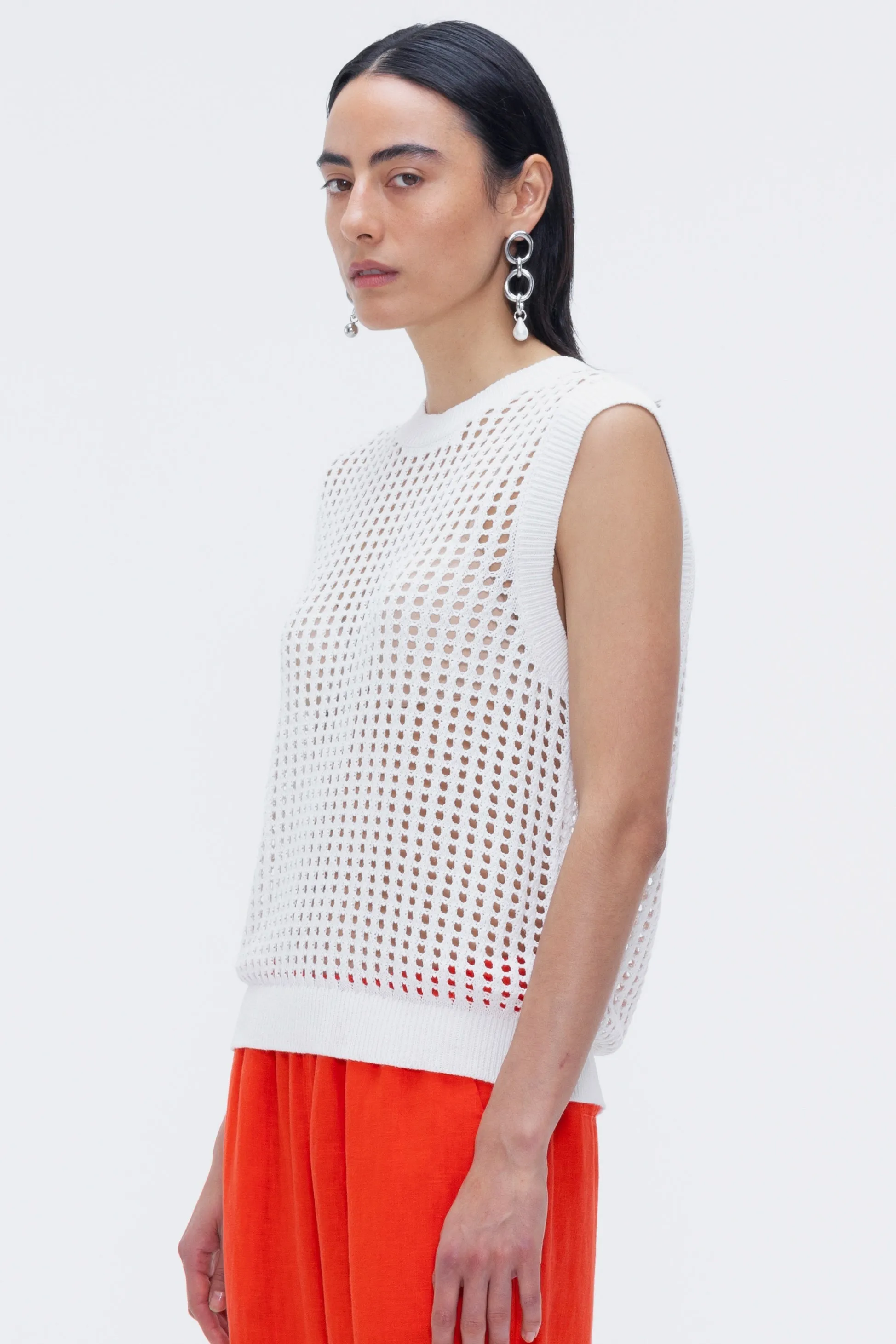 Margaret Crochet Vest Off-white sold by Ivalo.com product image thumbnail 3