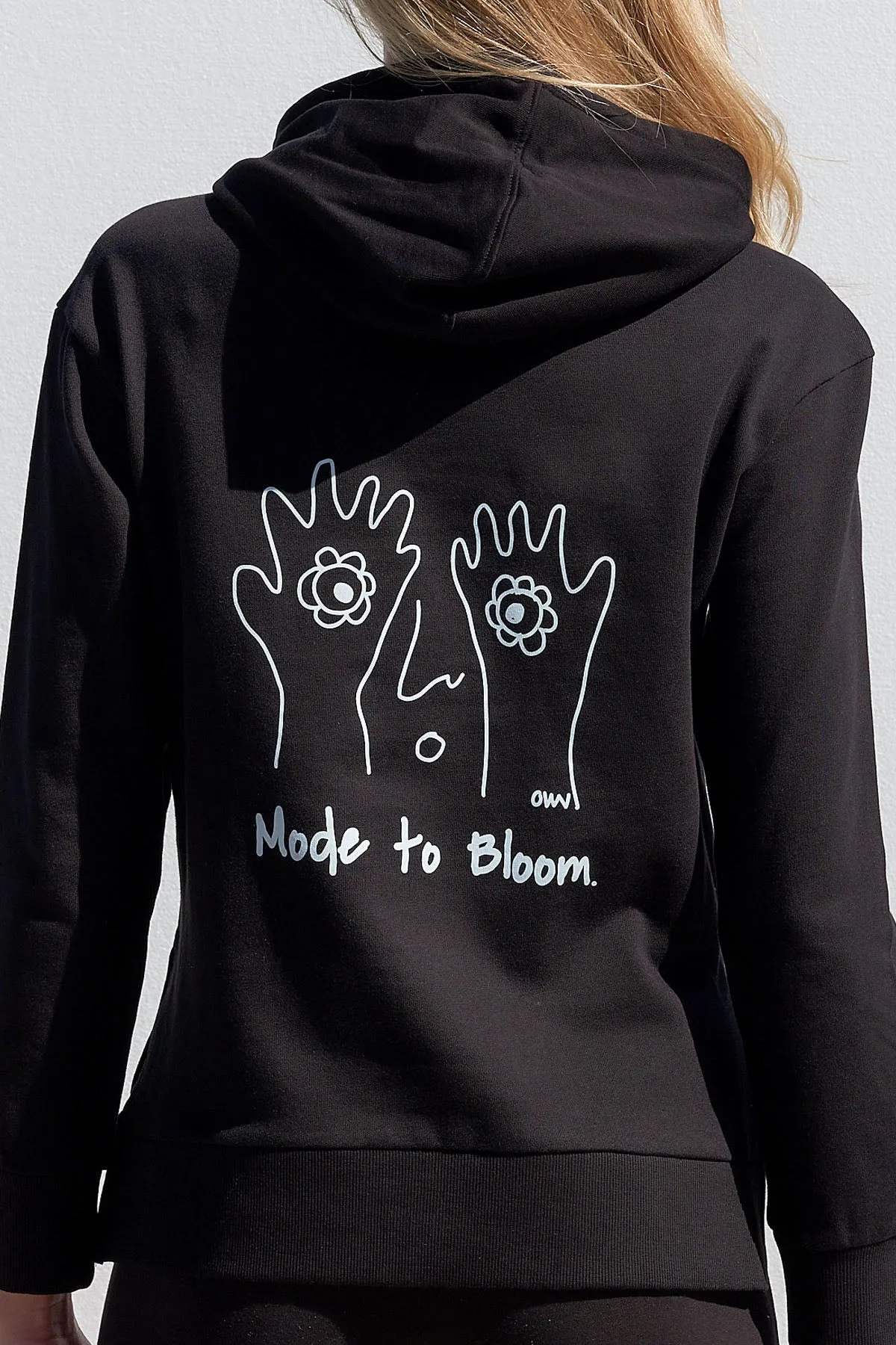 Printed Hoodie Black sold by Ivalo.com product image thumbnail 3