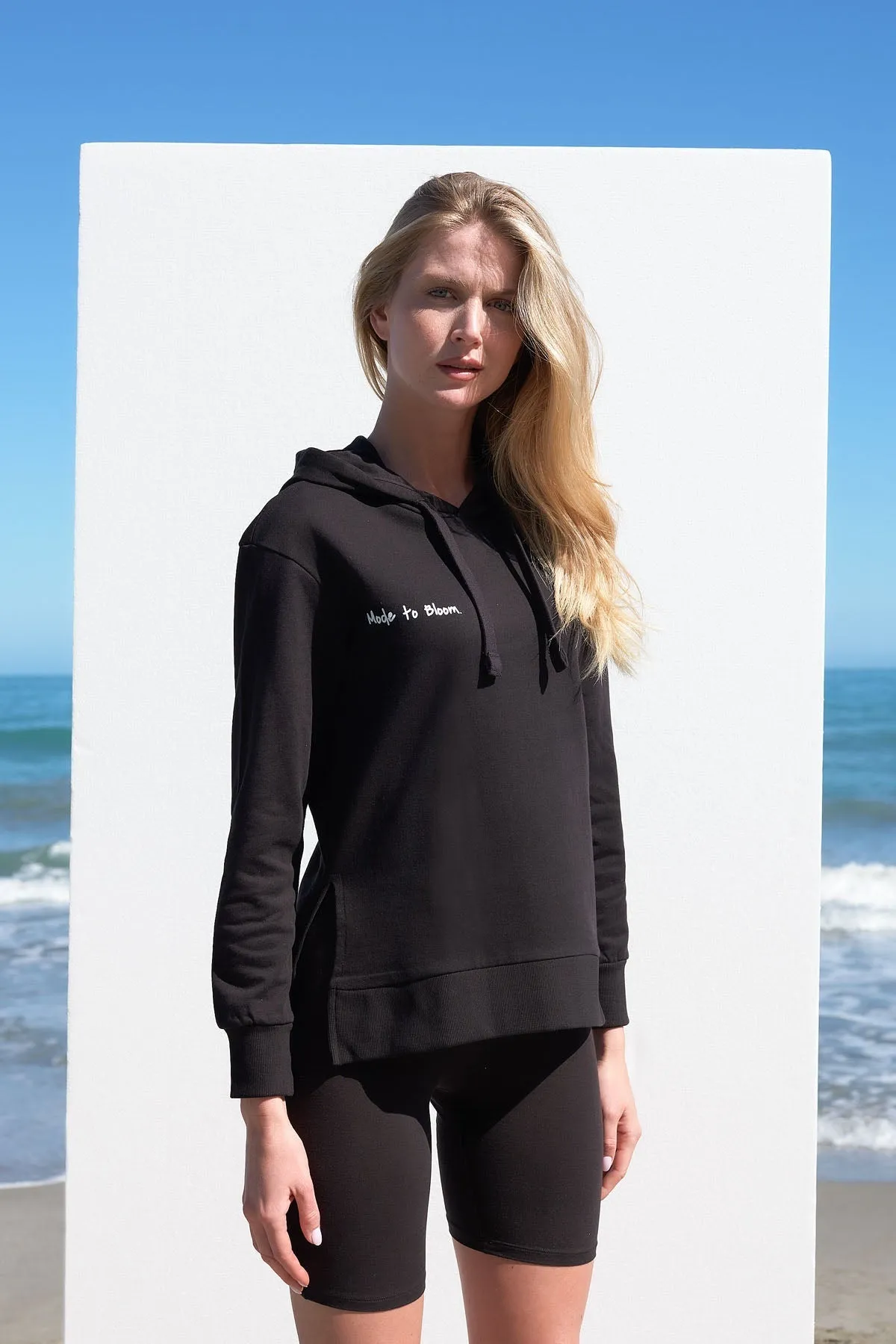 Printed Hoodie Black sold by Ivalo.com