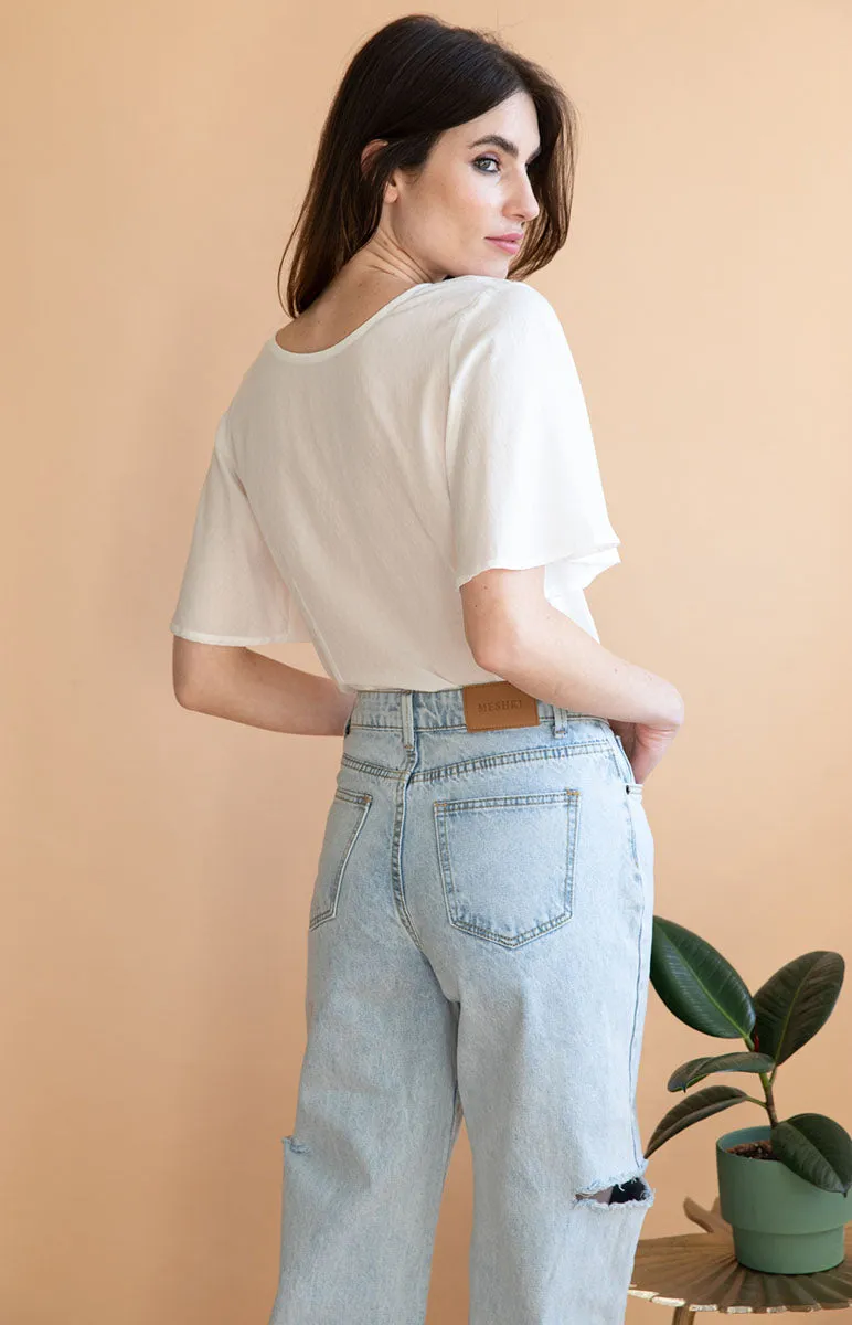 Lys Reversible Blouse White sold by Ivalo.com product image thumbnail 3