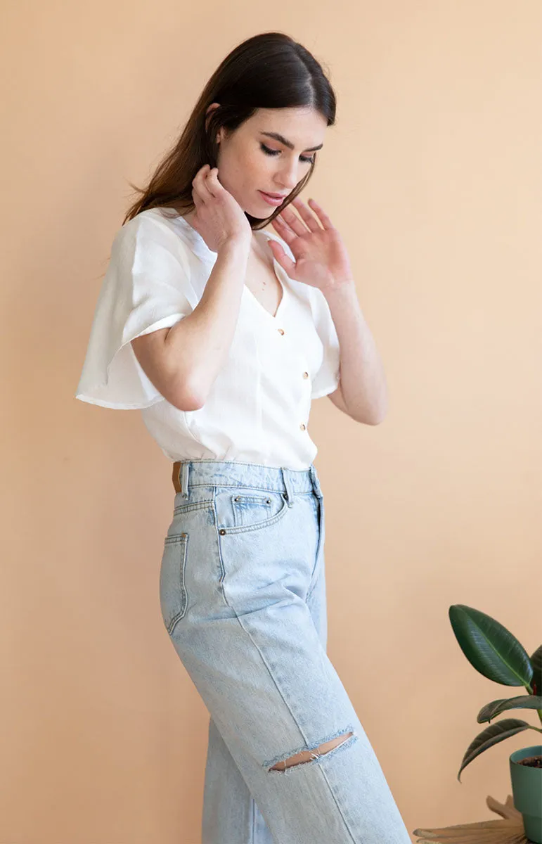 Lys Reversible Blouse White sold by Ivalo.com product image thumbnail 4