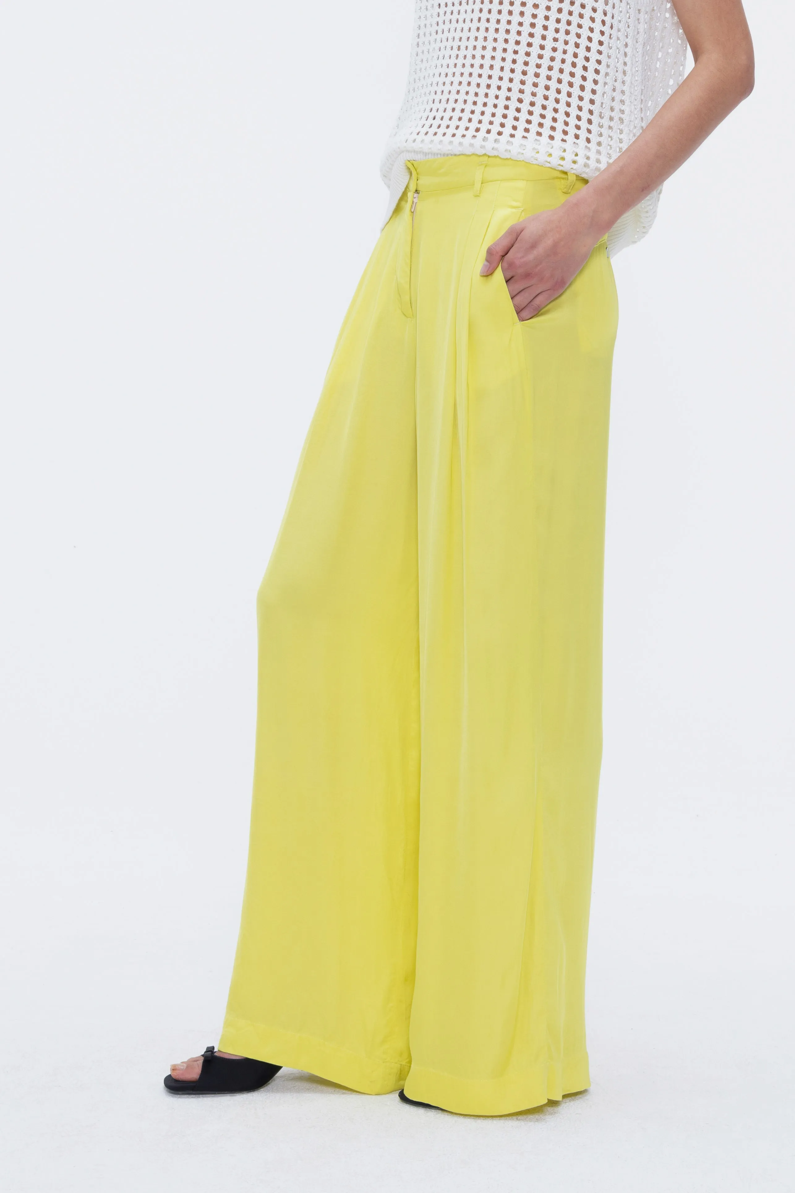 Pansmokey Viscose Trousers Yellow sold by Ivalo.com product image thumbnail 3
