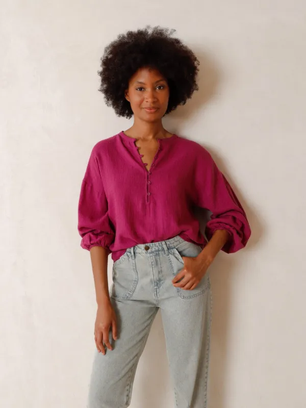 Flowing Sleeve Blouse Violet sold by Ivalo.com