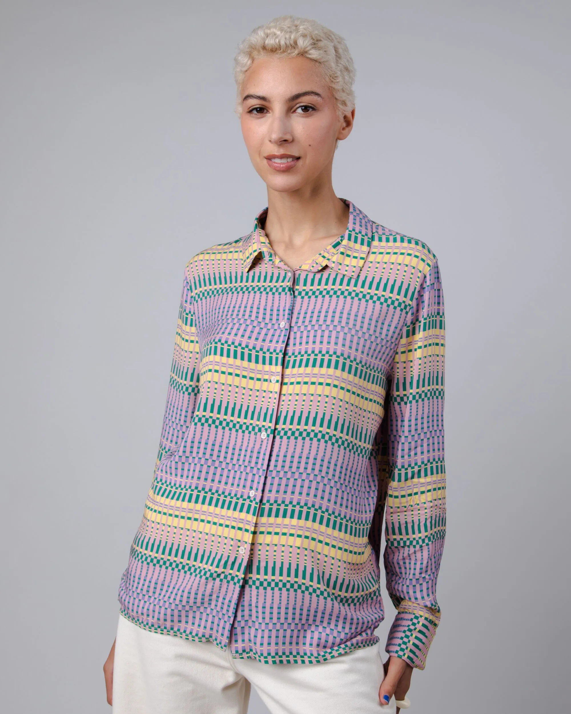 Calella Button-up Shirt Lilac sold by Ivalo.com