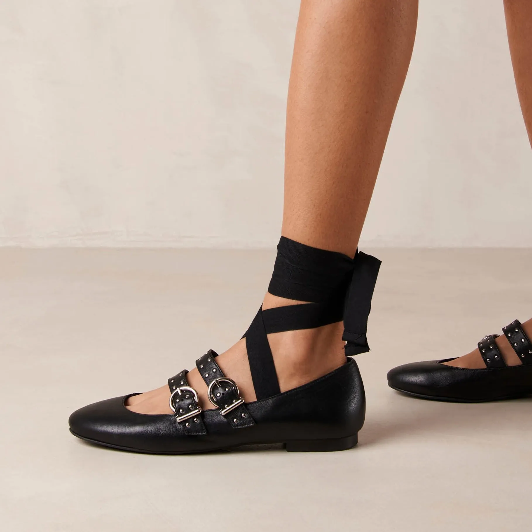 Thekla Leather Ballet Flats Black sold by Ivalo.com product image thumbnail 3