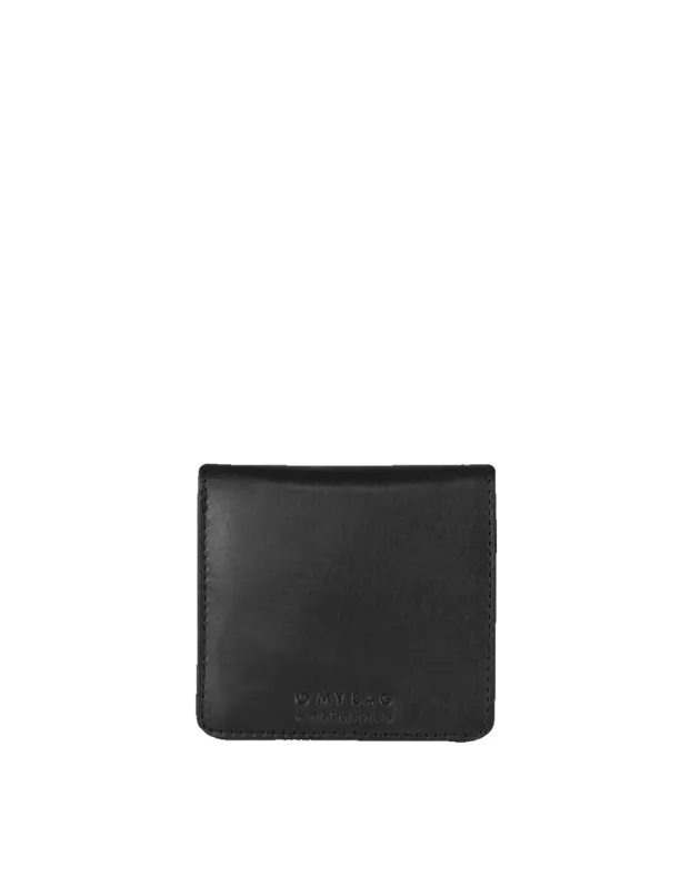 The Alex Fold-Over Wallet - Black Classic Leather sold by Ivalo.com