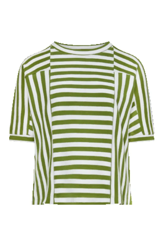 Juniper T-Shirt Striped Green sold by Ivalo.com