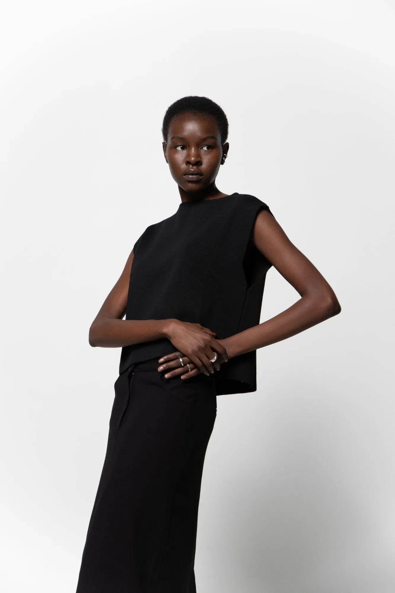 Crop Tank Top Black sold by Ivalo.com product image thumbnail 5