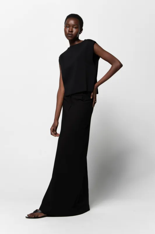 Crop Tank Top Black sold by Ivalo.com