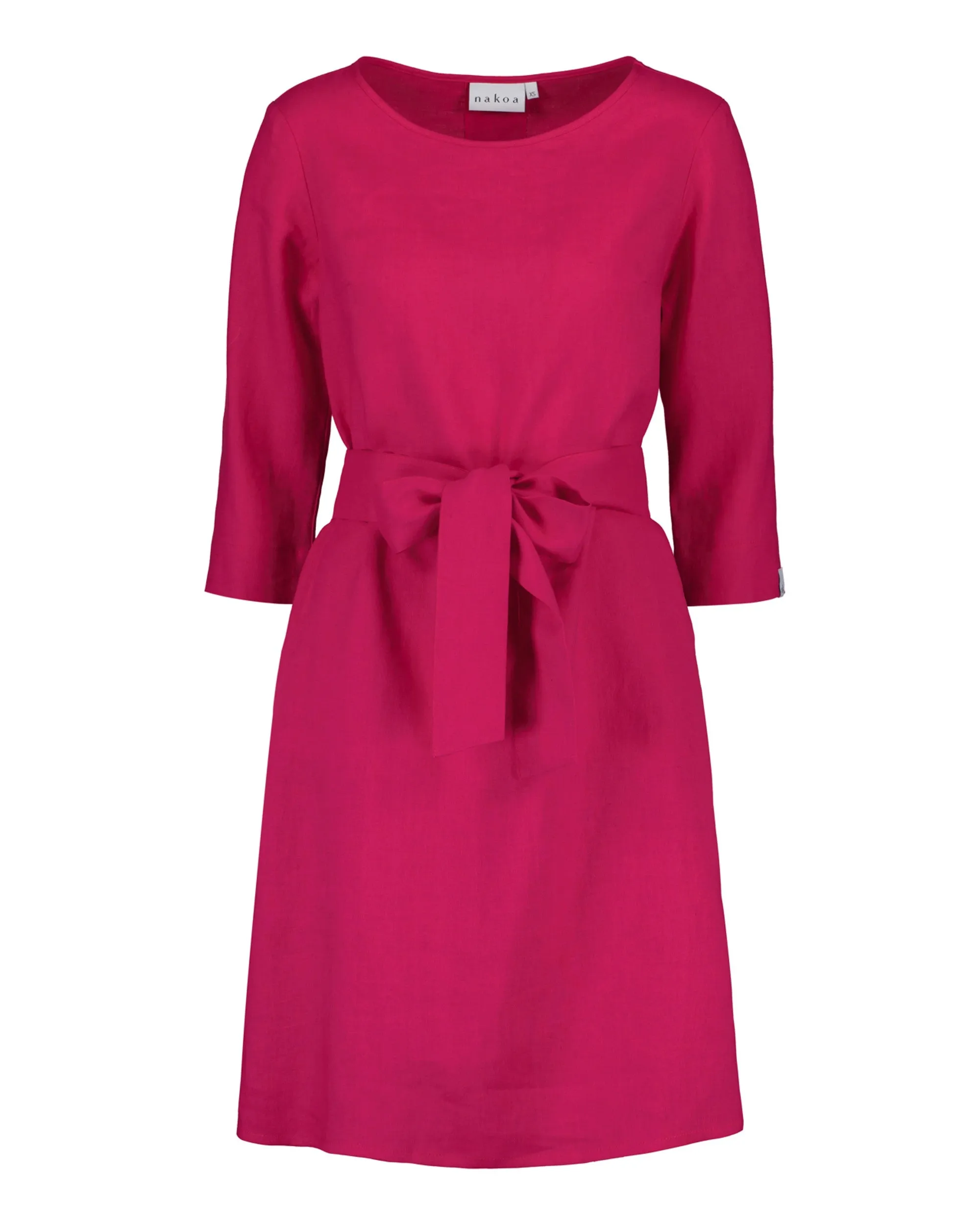 Classic Linen Dress Peacock Pink sold by Ivalo.com product image thumbnail 2