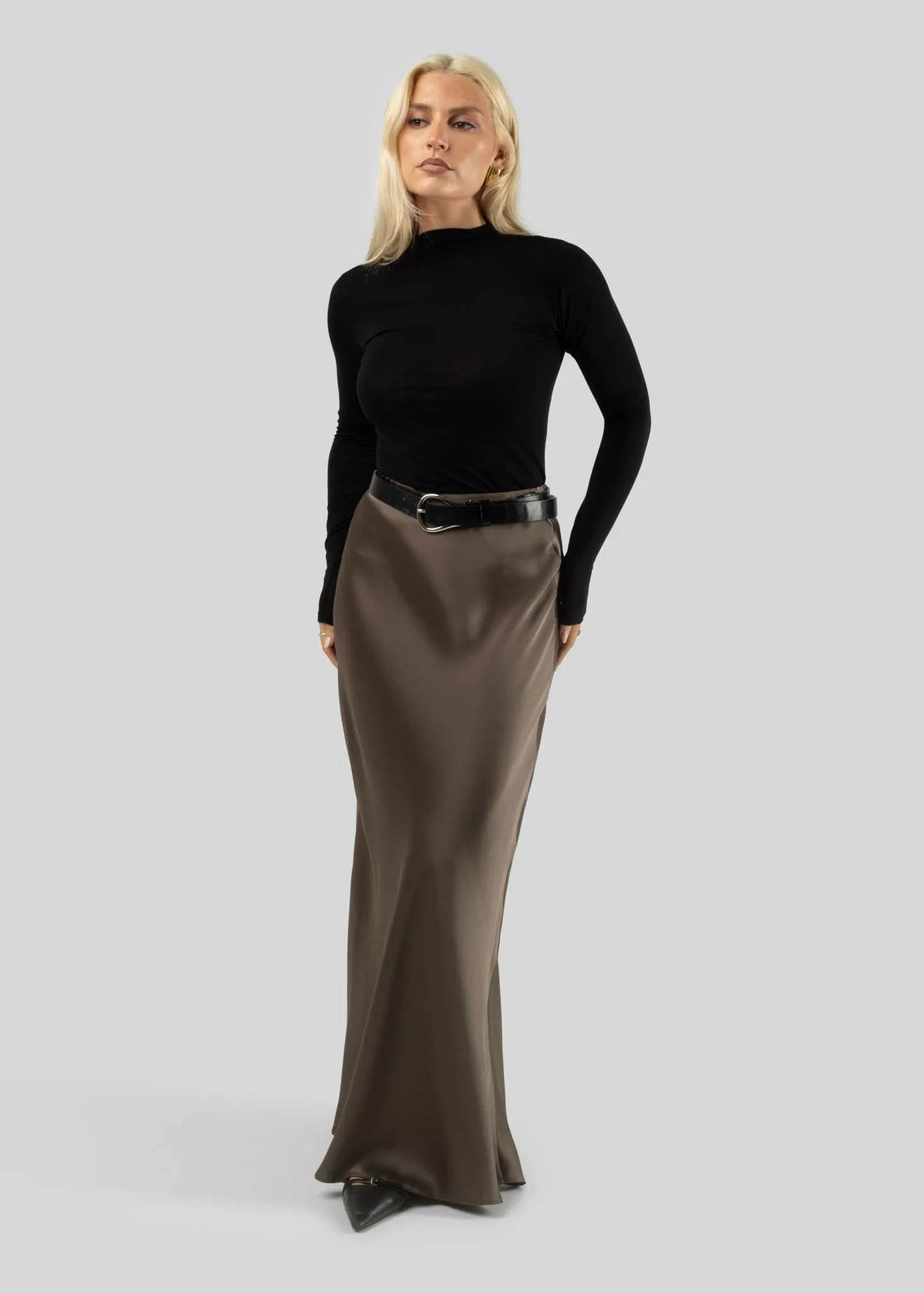 Ella Maxi Skirt Copper Brown sold by Ivalo.com product image thumbnail 4