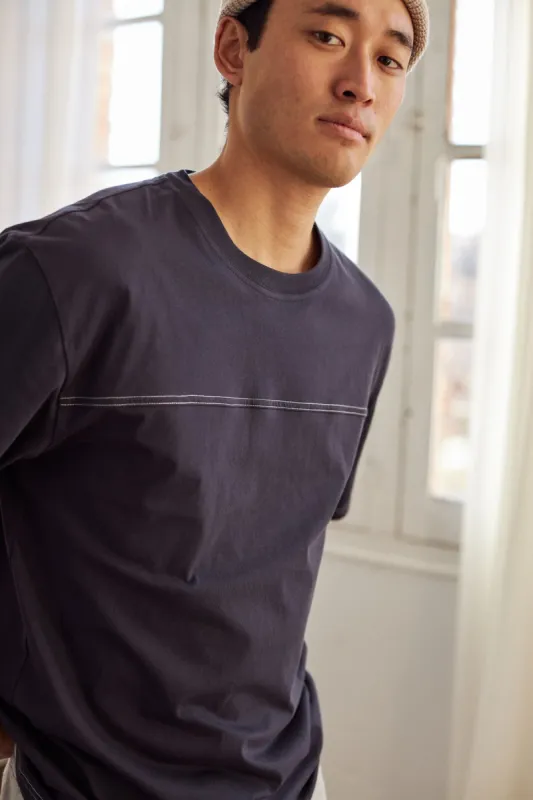 Whidbey Men's T-Shirt Dark Navy Blue sold by Ivalo.com