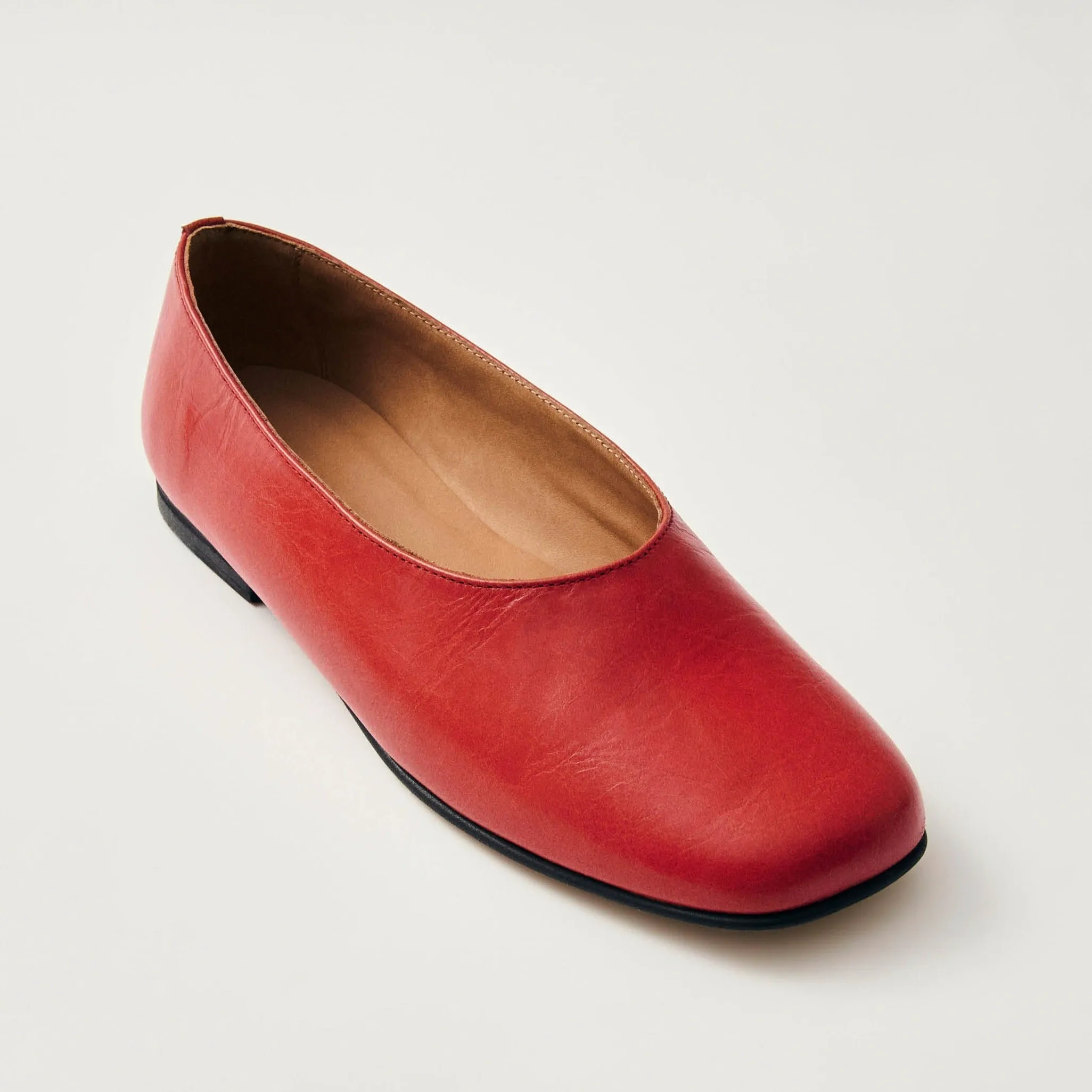 Edie Leather Ballet Flats Red sold by Ivalo.com product image thumbnail 3