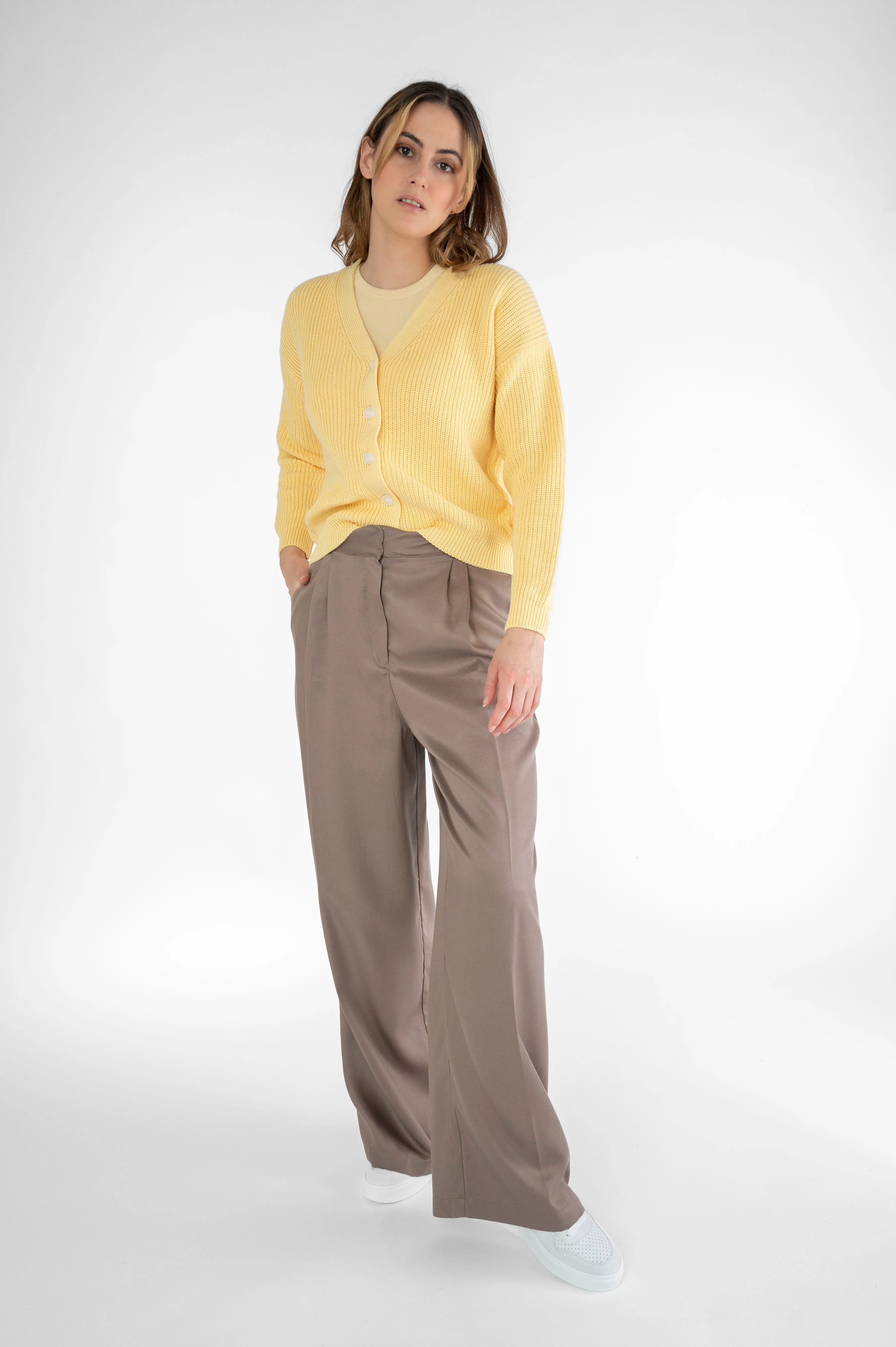 Short Cardigan Light Yellow sold by Ivalo.com product image thumbnail 4