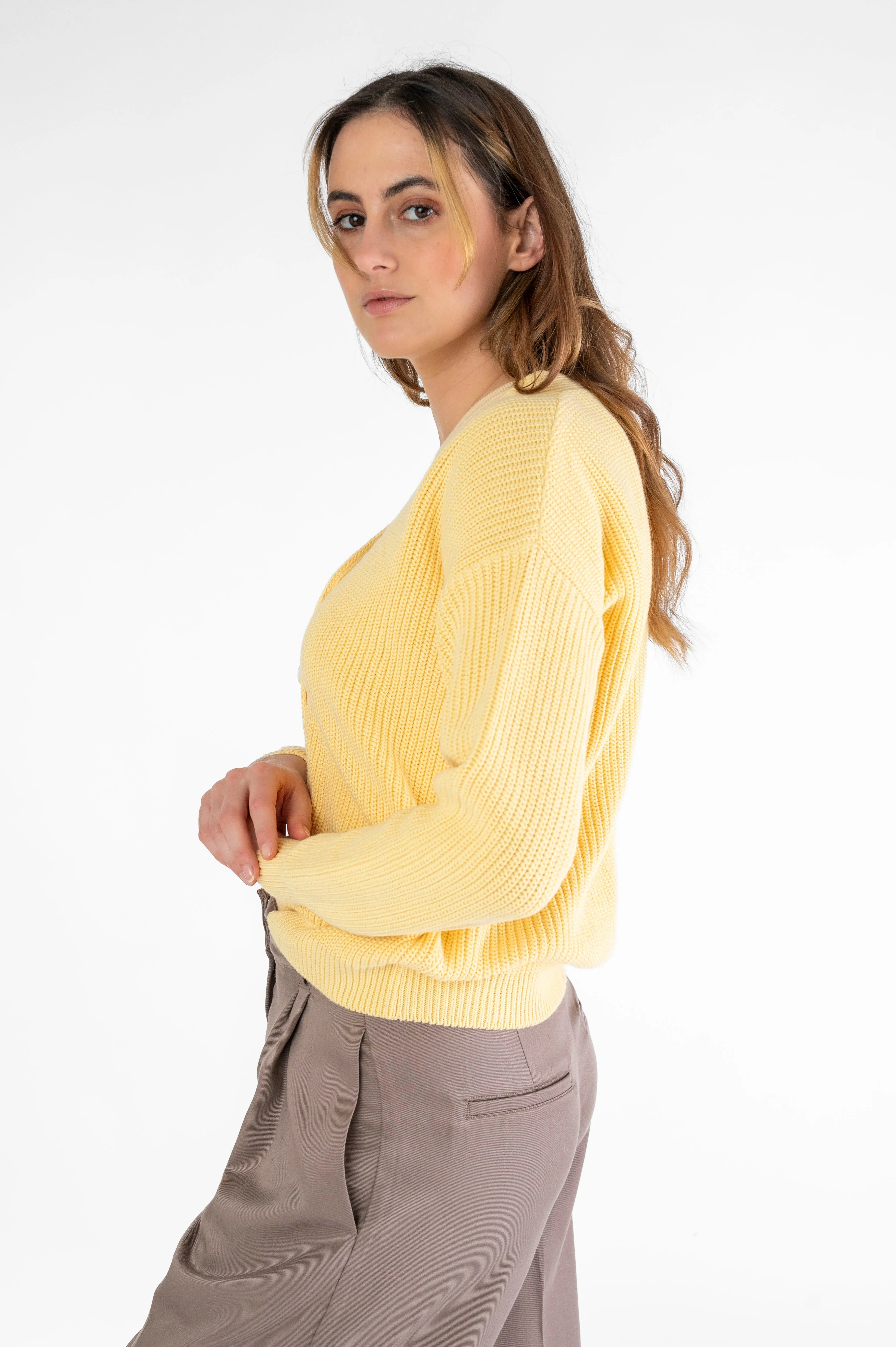 Short Cardigan Light Yellow sold by Ivalo.com product image thumbnail 5