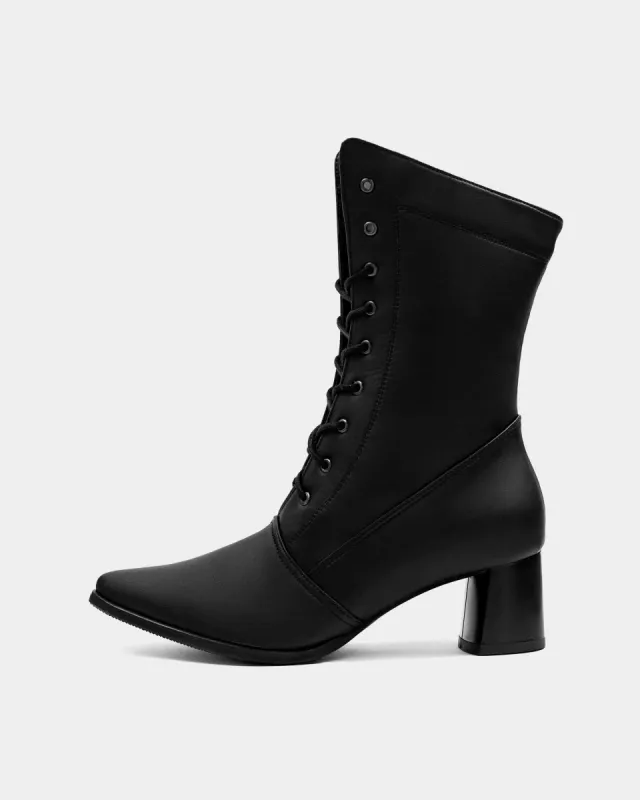 High Cactus Leather Boots Black sold by Ivalo.com