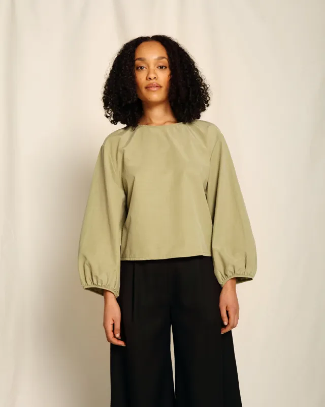 Eloise Shirt Sumuzu Sage Green sold by Ivalo.com