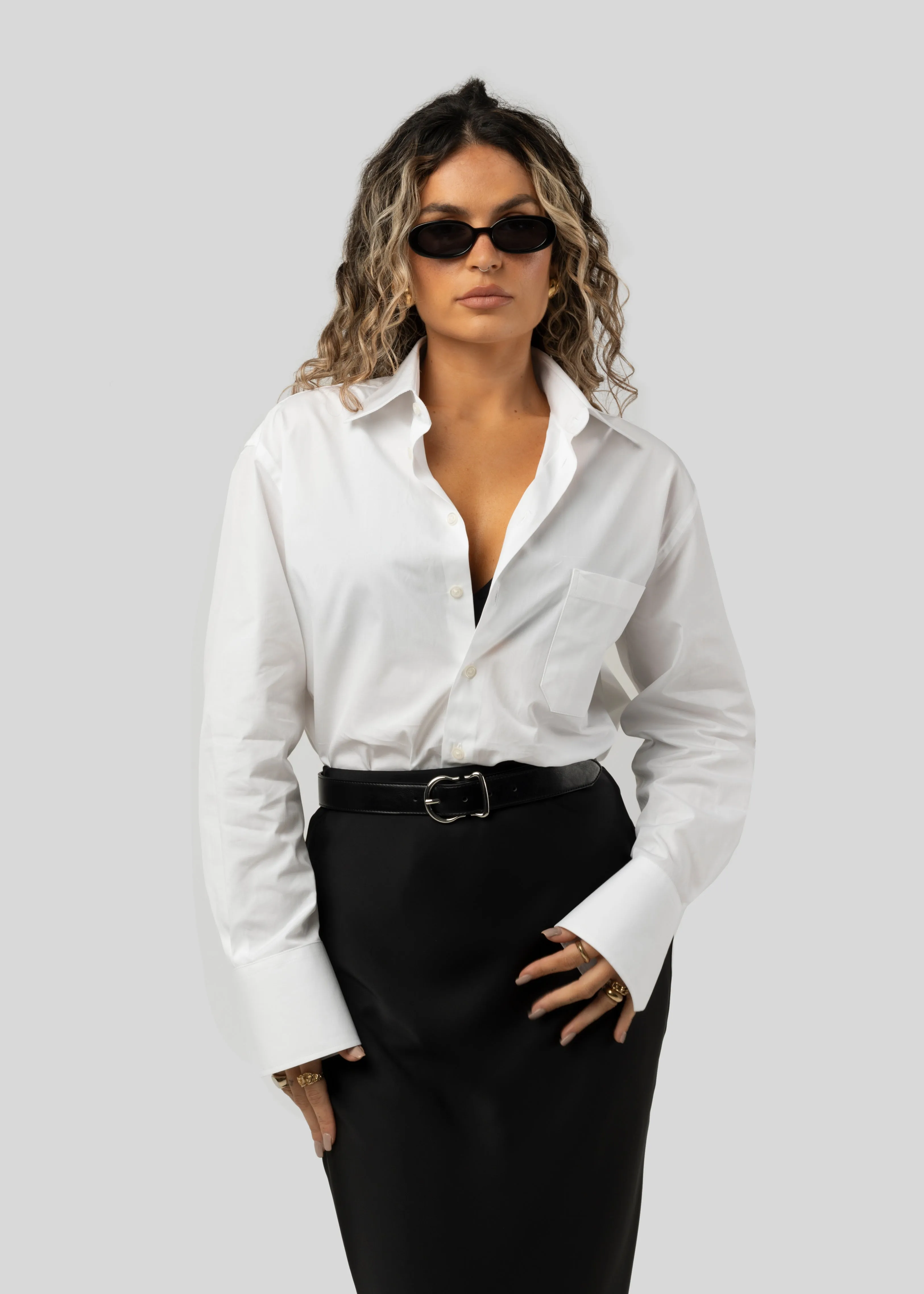 The Boyfriend Shirt White sold by Ivalo.com