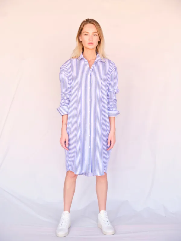 Shirt Dress Stripes Blue sold by Ivalo.com