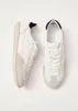 Tb.490 Black Heel Tab Leather Sneakers White sold by Ivalo.com