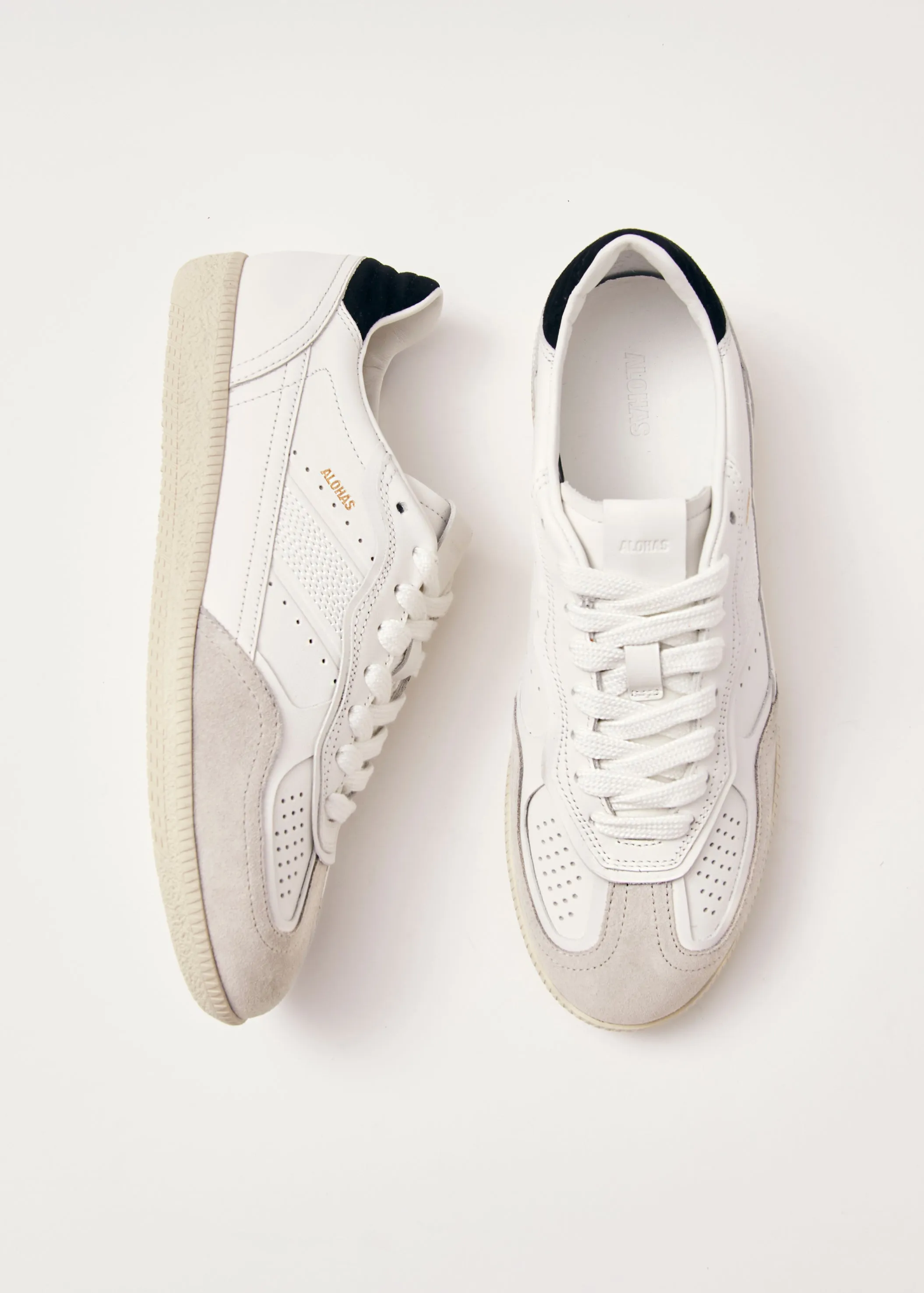 Tb.490 Black Heel Tab Leather Sneakers White sold by Ivalo.com product image thumbnail 2