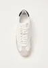 Tb.490 Black Heel Tab Leather Sneakers White sold by Ivalo.com