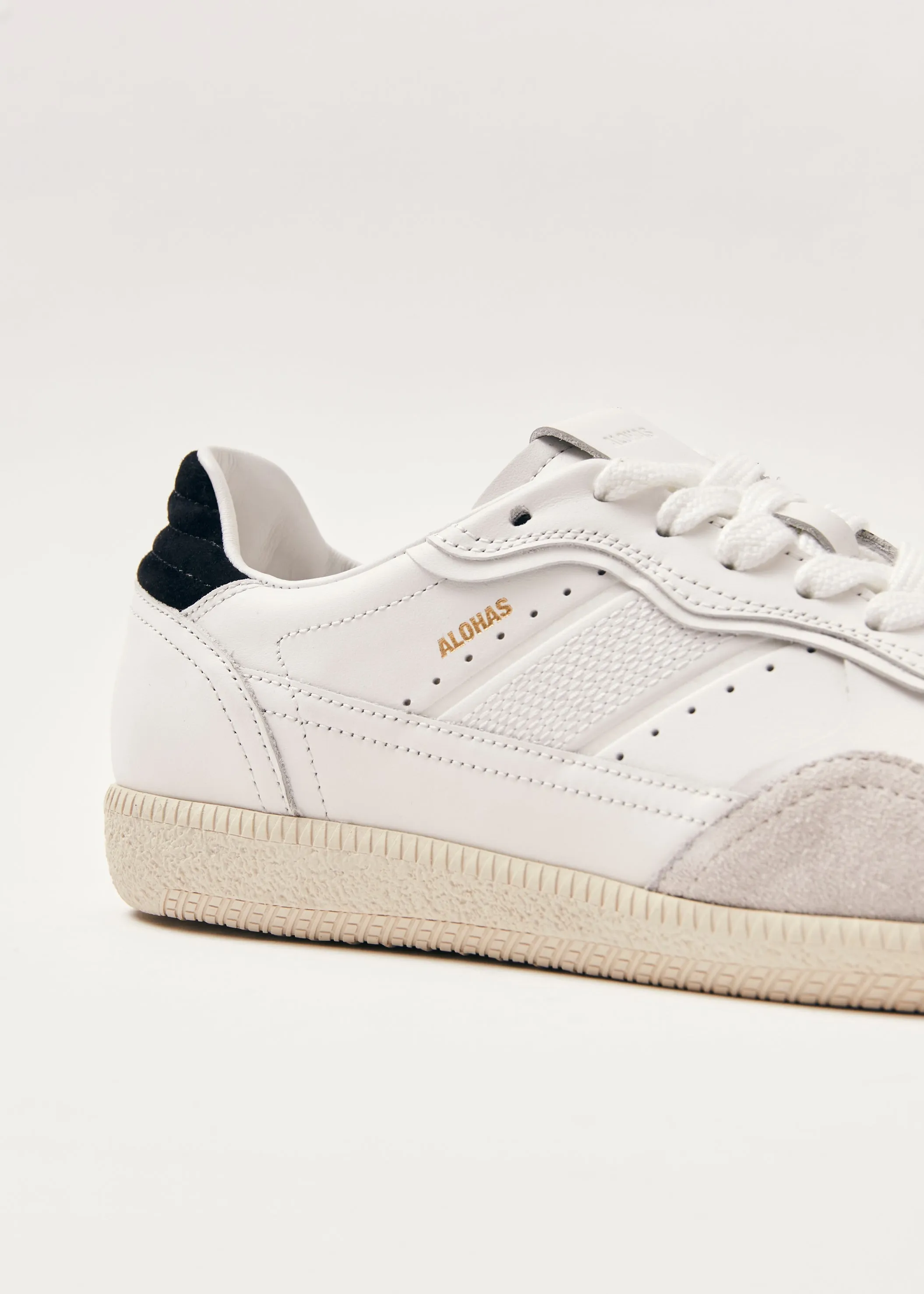 Tb.490 Black Heel Tab Leather Sneakers White sold by Ivalo.com product image thumbnail 5