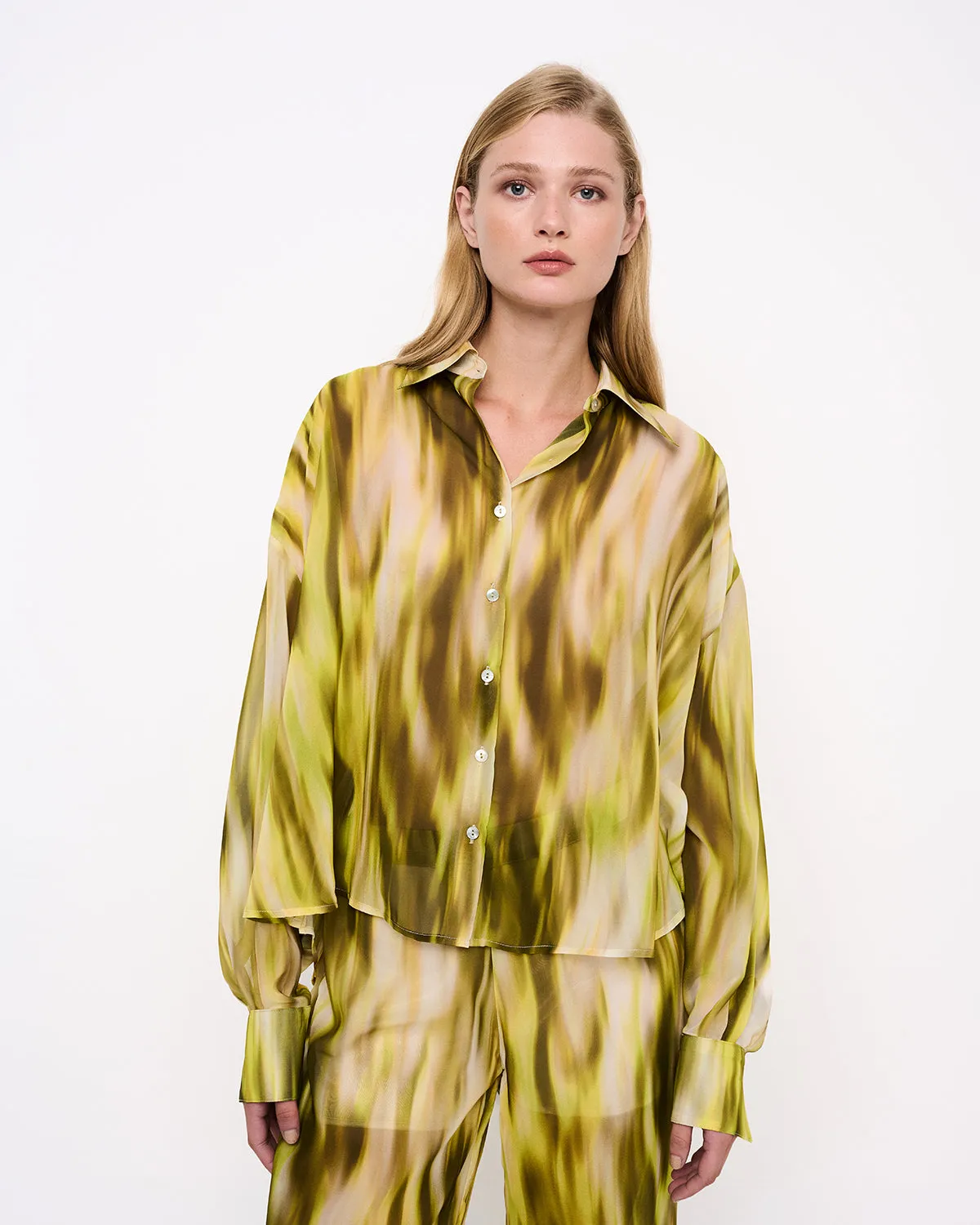 Acapulco Print Oversize Shirt sold by Ivalo.com