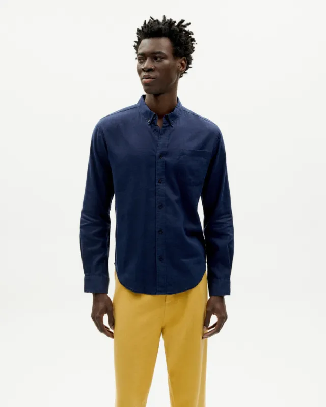 Men's Hemp Ant Shirt Navy sold by Ivalo.com