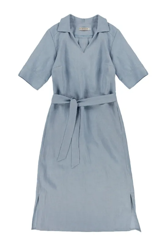 Söderby Linen Shirt Dress Blue sold by Ivalo.com