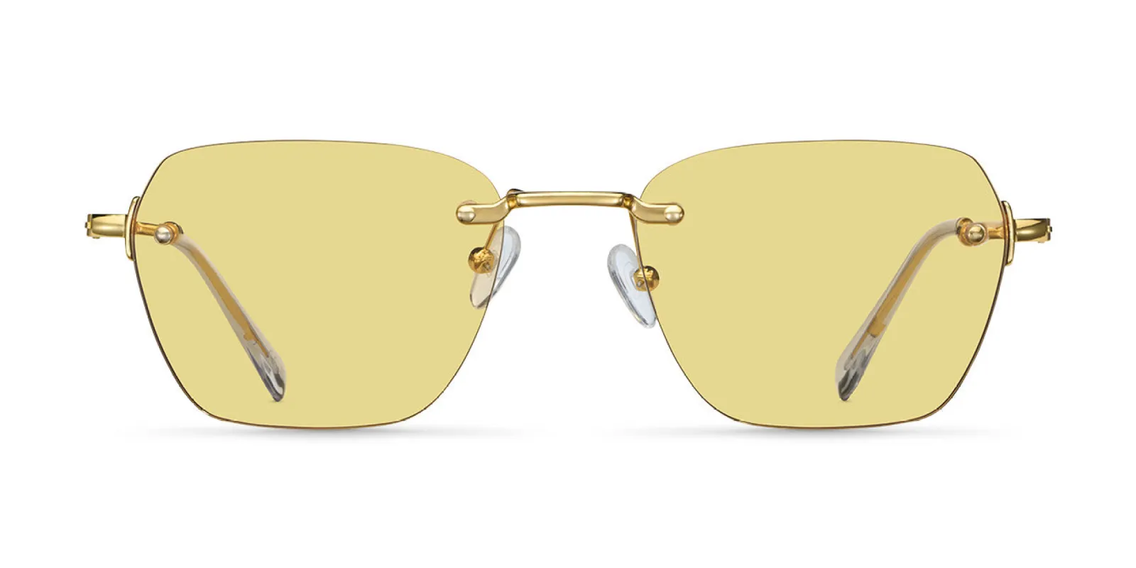 Hakim Sunglasses Gold Yellow made by Meller