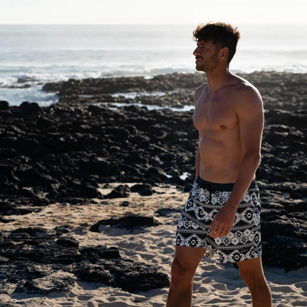 Swim Boxer Medium Black White Native Print sold by Ivalo.com product image thumbnail 4