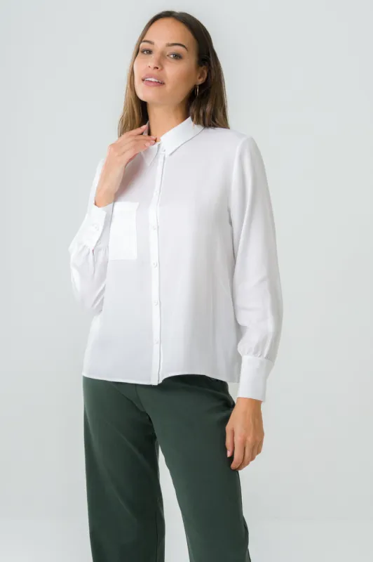 Kauri Button-up Shirt White sold by Ivalo.com
