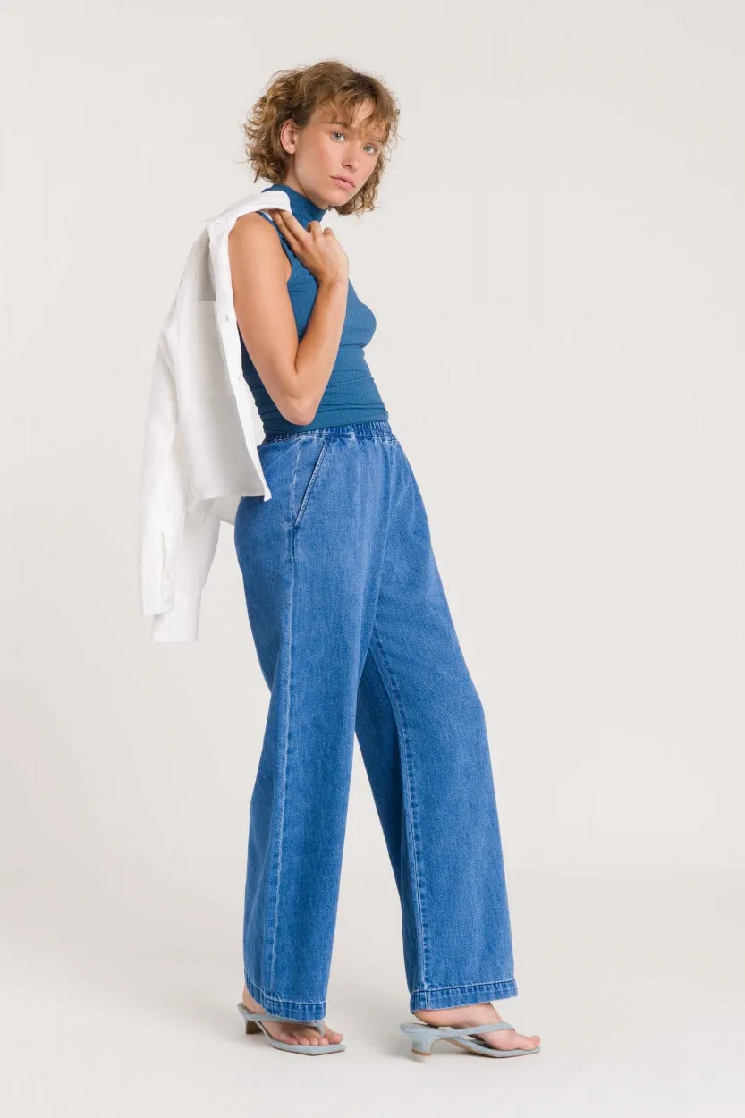 Noriko Pants Quennell Mid Used Blue sold by Ivalo.com product image thumbnail 4