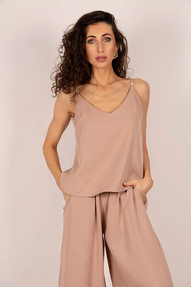 Tencel Sleeveless Top Dark Pink sold by Ivalo.com product image thumbnail 3