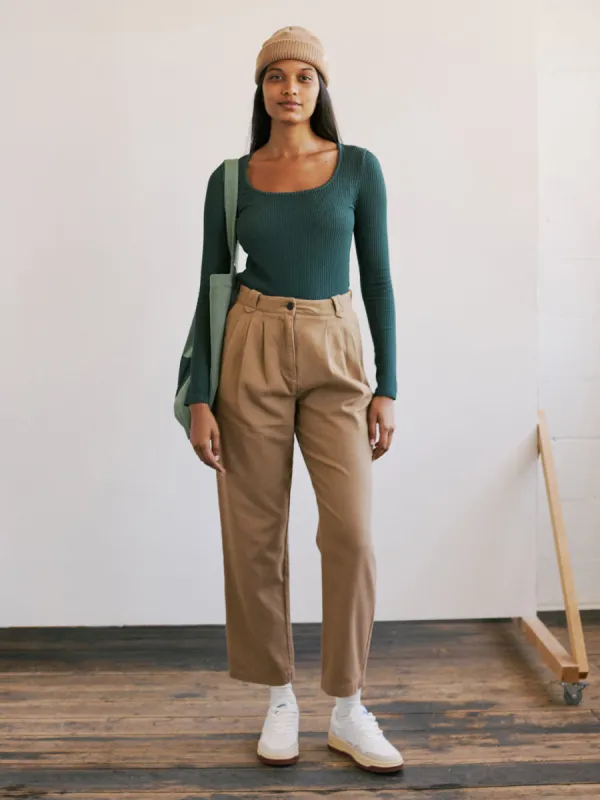 Atherton Longsleeve Green sold by Ivalo.com